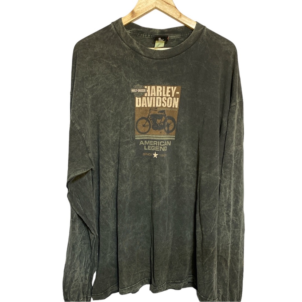 Harley Davidson Vintage Long Sleeve American Legend Temecula, CA Shirt Size 2XL